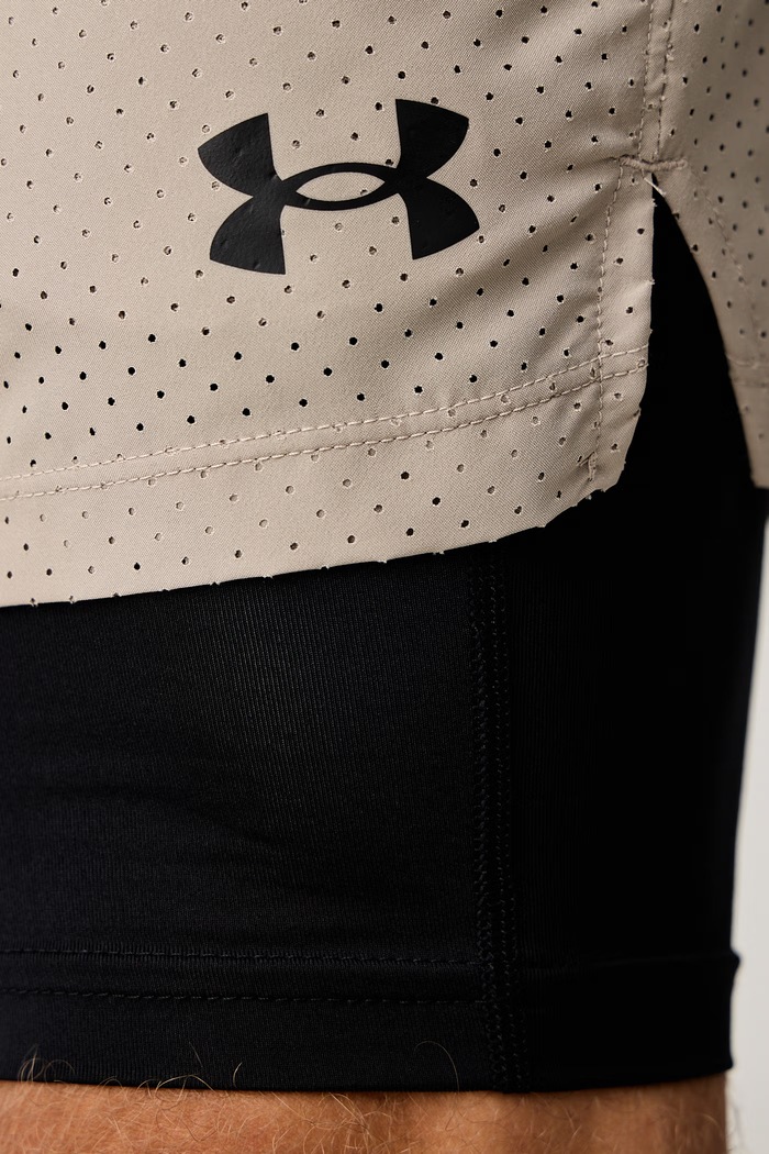 Szorty sportowe męskie Vanish Under Armour beżowy 6013950