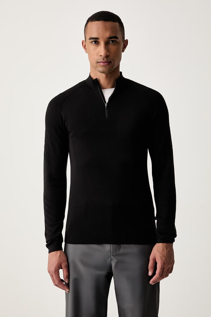 Helly Hansen longsleeve funkcyjny męski z wełną merino LIFA MERINO czarny 48349