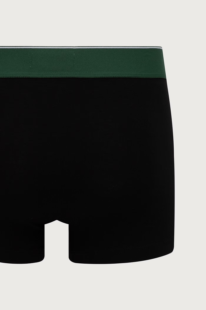 Odzież Lacoste bokserki dopasowane męskie bawełniane z elastanem 3-pack 5H0925 czarny