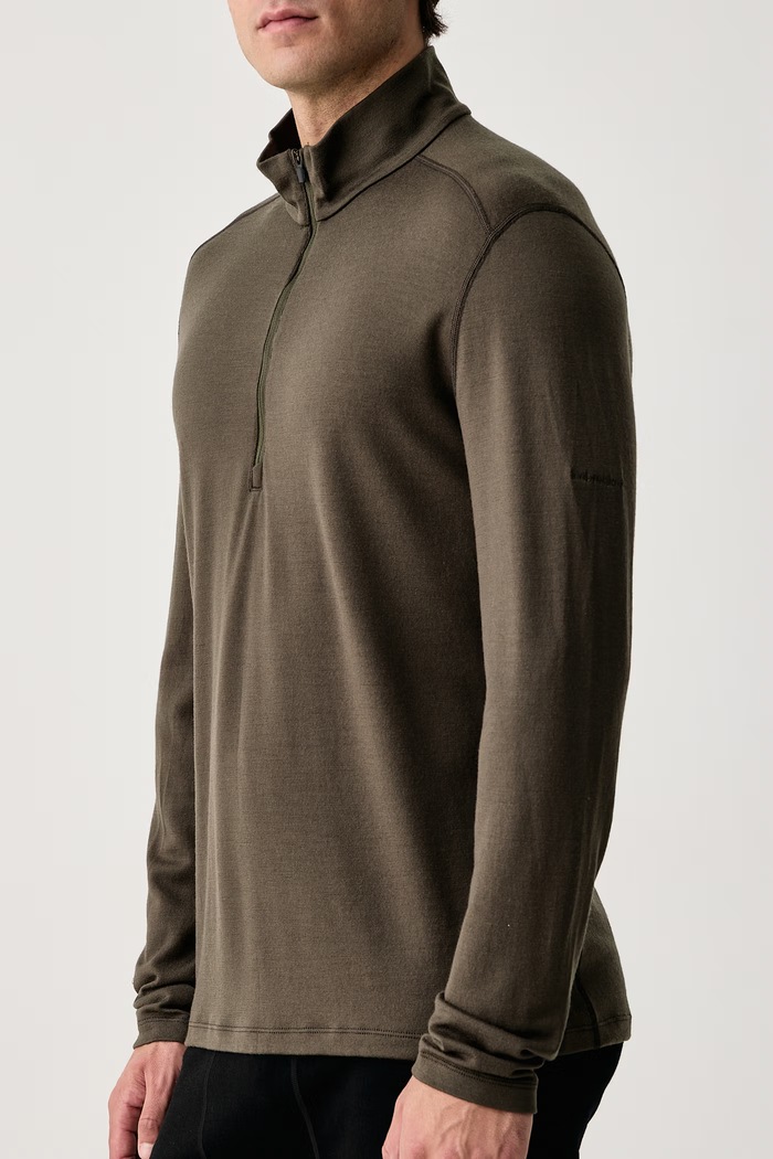 Odzież Icebreaker Longsleeve termoaktywny męski z wełny merino 260 Oasis IBB043720L11 zielony