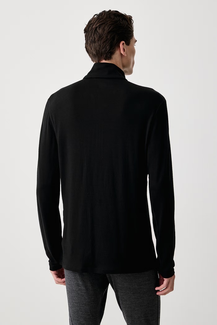 Odzież Icebreaker Longsleeve termoaktywny męski 260 Oasis IBB043720011 czarny