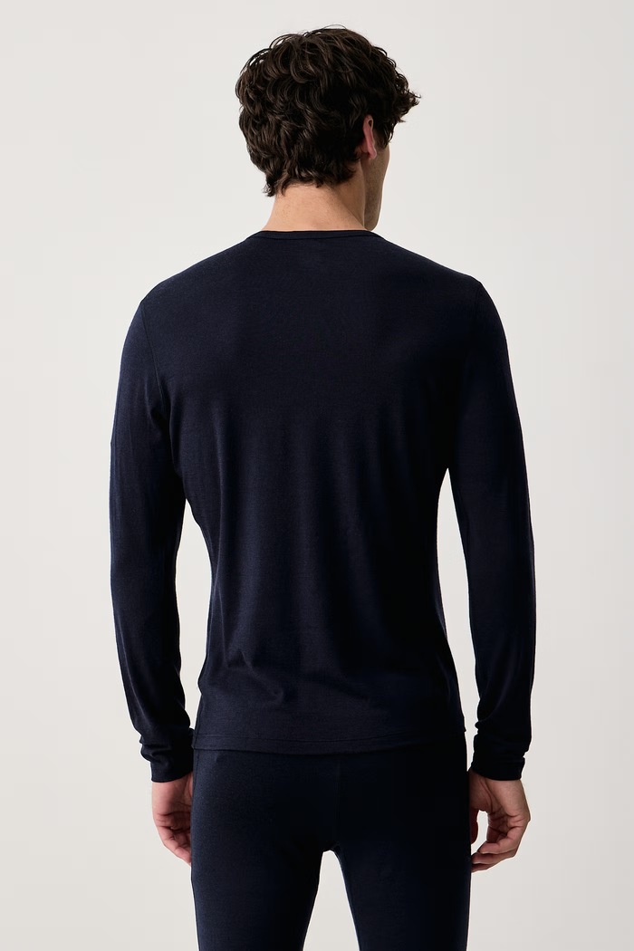 Odzież Icebreaker Legginsy funkcyjne męskie z wełny merino 200 Oasis IB1043704011 granatowy