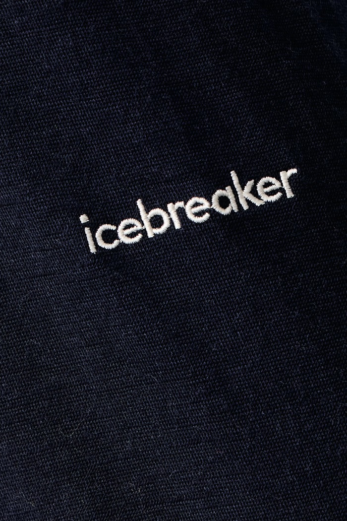 Legginsy funkcyjne męskie z wełny merino 200 Oasis Icebreaker granatowy IB1043704011