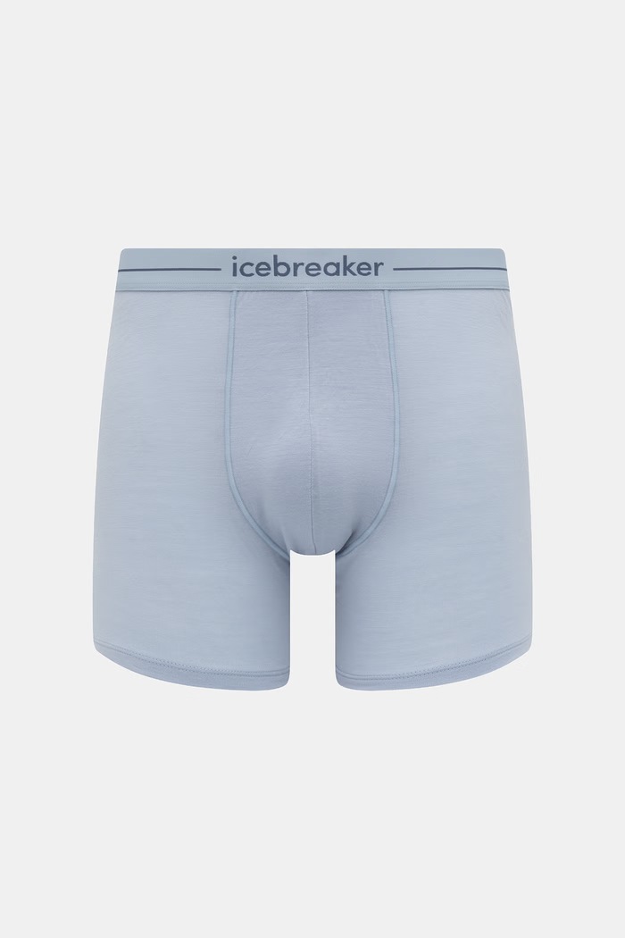 Icebreaker bokserki funkcyjne męskie z wełny merino Anatomica niebieski IB1030290PA1