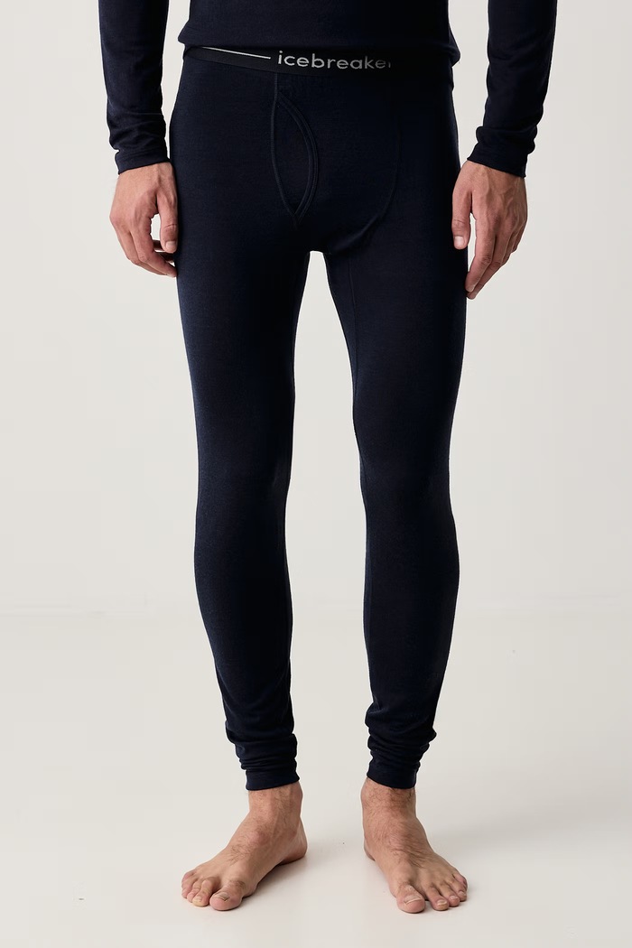 Icebreaker Longsleeve termoaktywny męski z wełny merino Merino 200 Oasis granatowy IB0A57IU4011