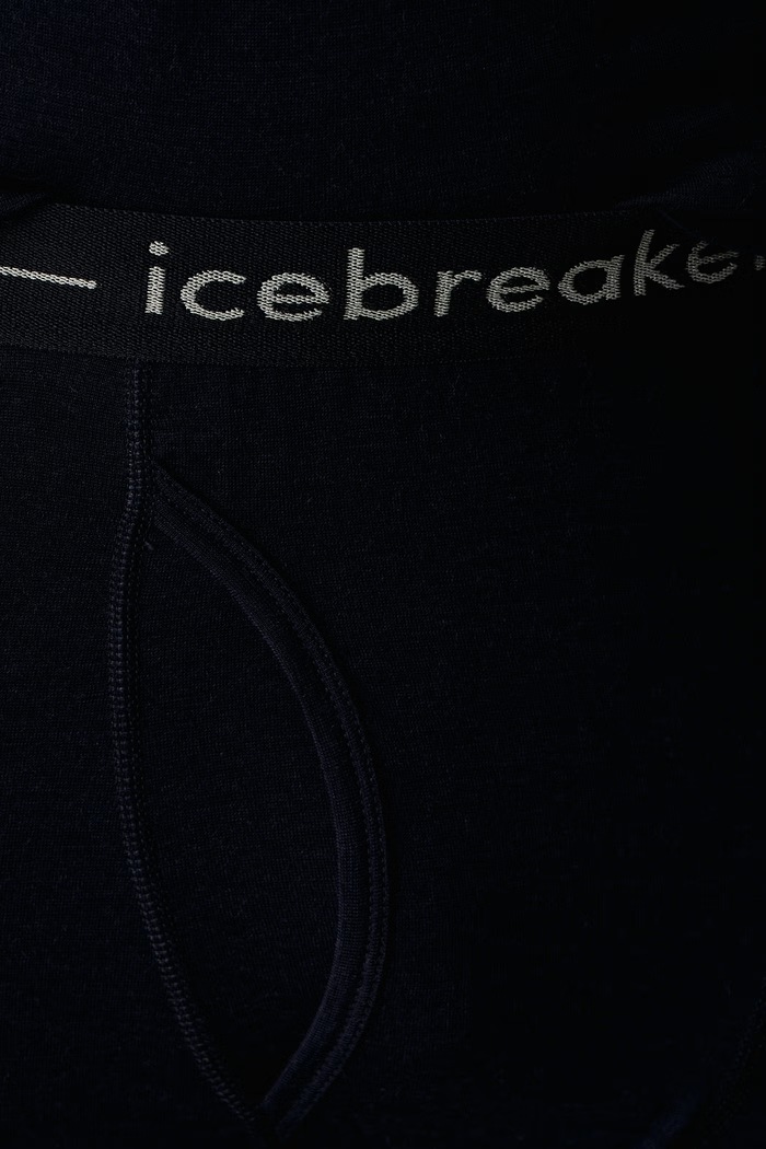 Longsleeve termoaktywny męski z wełny merino Merino 200 Oasis Icebreaker IB0A57IU4011 granatowy