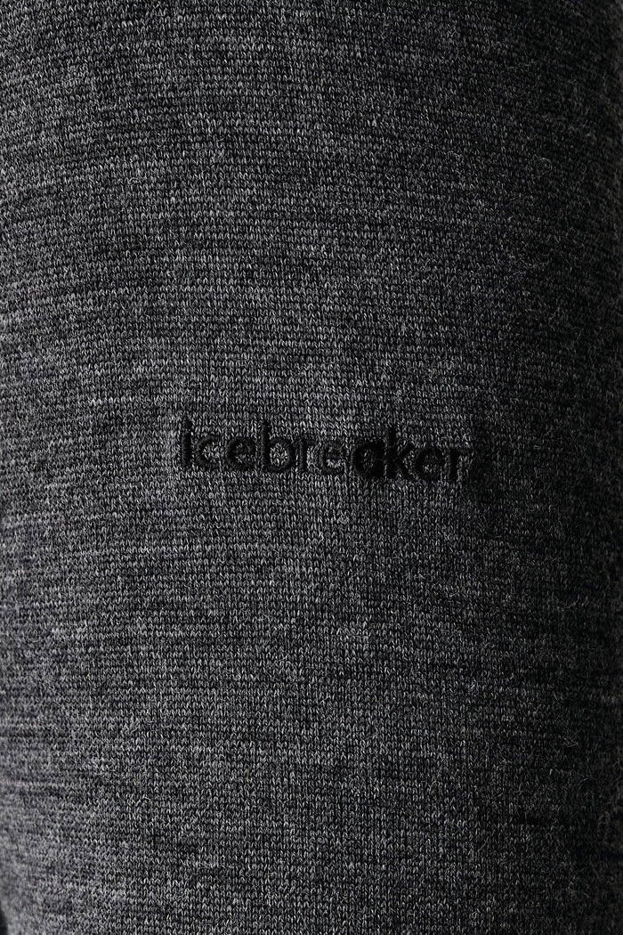 Longsleeve termoaktywny męski z wełny merino Merino ZoneKnit 260 Icebreaker IB0A57CJ0111 szary