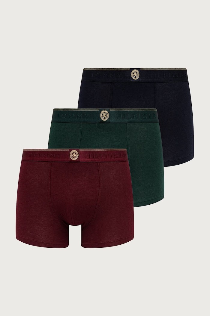 Tommy Hilfiger Uske bokserice za muškarce od pamuka s elastanom 3-pack mornarsko plava UM0UM03984