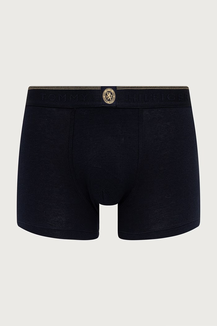 Uske bokserice za muškarce od pamuka s elastanom 3-pack Tommy Hilfiger UM0UM03984 mornarsko plava