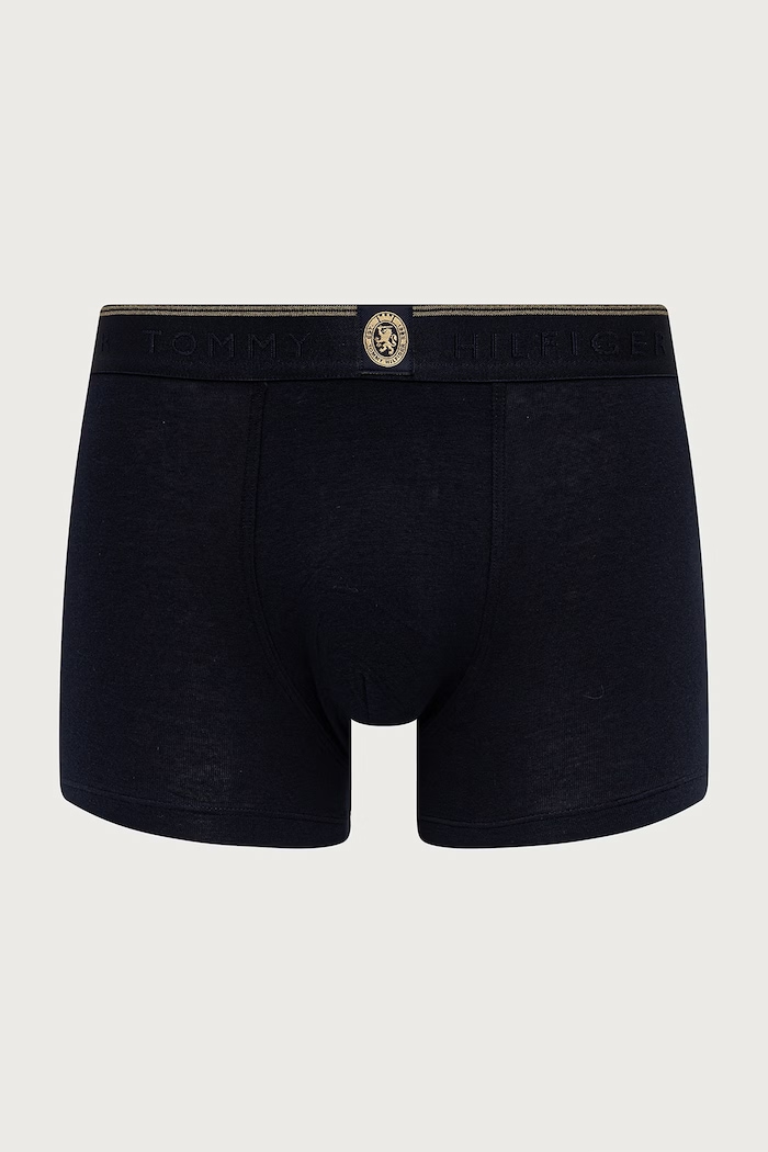 Uske bokserice za muškarce od pamuka s elastanom 3-pack Tommy Hilfiger UM0UM03984 mornarsko plava