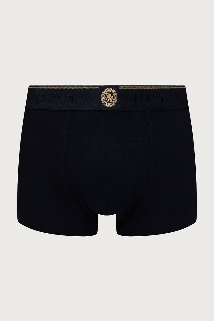 Tommy Hilfiger Bokserki dopasowane męskie bawełniane z elastanem 3-pack UM0UM03984 granatowy AW26