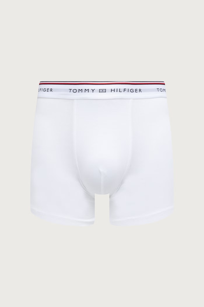 Tommy Hilfiger bokserki męskie z bawełną 3-pack UM0UM03978 biały AW26