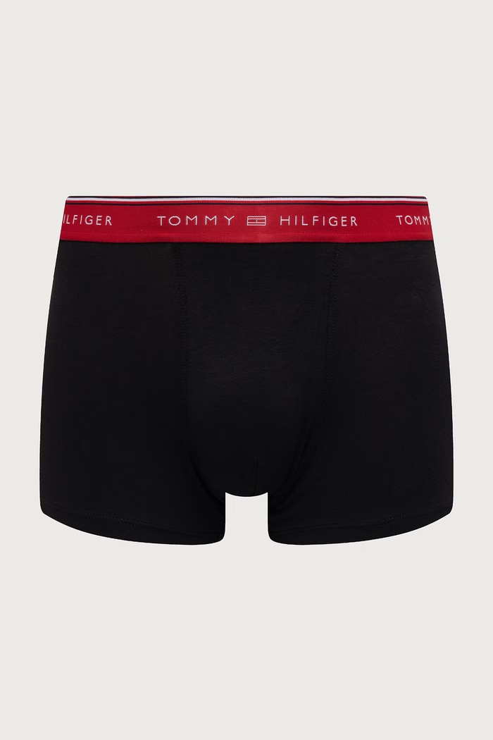 Tommy Hilfiger bokserki dopasowane męskie bawełniane z elastanem 3-pack UM0UM03976 czarny AW26