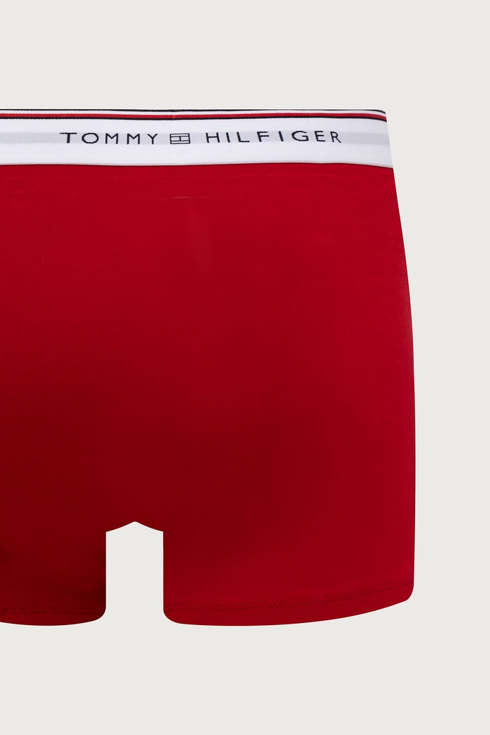 Uske bokserice za muškarce od pamuka s elastanom 3-pack Tommy Hilfiger mornarsko plava UM0UM03975