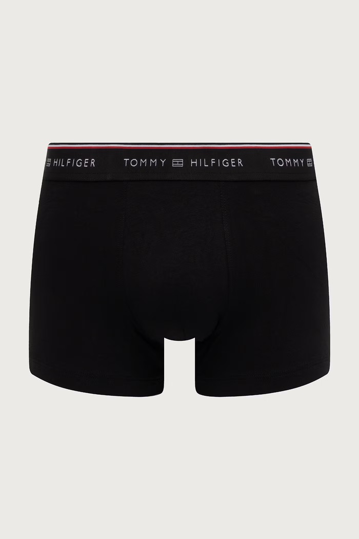 Tommy Hilfiger Bokserki dopasowane męskie bawełniane z elastanem UM0UM03974 biały AW26