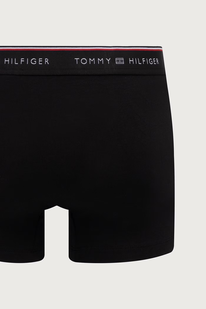 Bokserki dopasowane męskie bawełniane z elastanem Tommy Hilfiger biały UM0UM03974