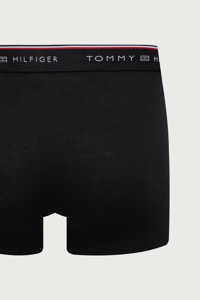 Odzież Tommy Hilfiger bokserki dopasowane męskie bawełniane z elastanem UM0UM03974 czarny
