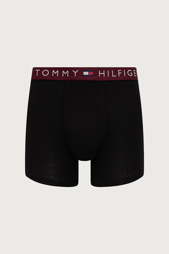 Odjeća Tommy Hilfiger Uske bokserice za muškarce od pamuka s elastanom 3-pack UM0UM03969 crna