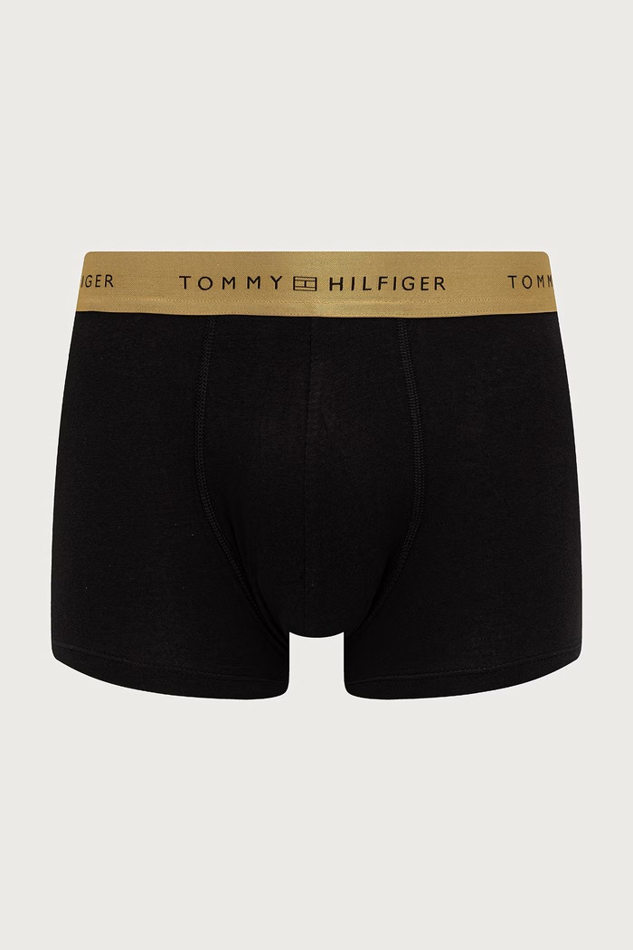 Odjeća Tommy Hilfiger Uske bokserice za muškarce od pamuka s elastanom 3-pack UM0UM03964 crna