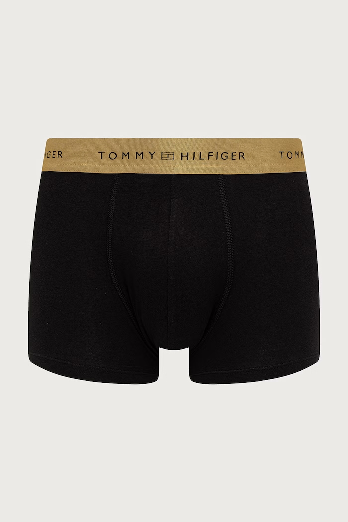Odjeća Tommy Hilfiger Uske bokserice za muškarce od pamuka s elastanom 3-pack UM0UM03964 crna