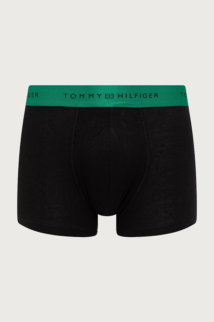 Uske bokserice za muškarce od pamuka s elastanom 3-pack Tommy Hilfiger UM0UM03964 crna