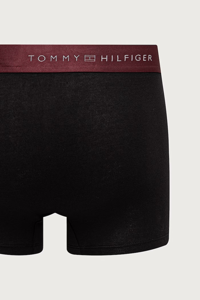 Uske bokserice za muškarce od pamuka s elastanom 3-pack Tommy Hilfiger crna UM0UM03964