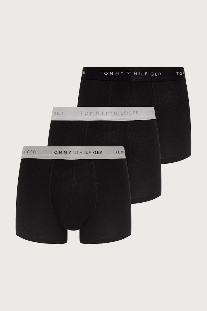 Tommy Hilfiger Uske bokserice za muškarce od pamuka s elastanom 3-pack crna UM0UM03964