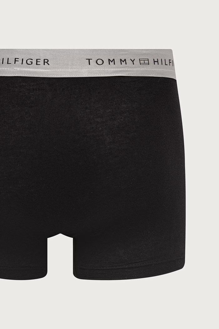 Uske bokserice za muškarce od pamuka s elastanom 3-pack Tommy Hilfiger crna UM0UM03964