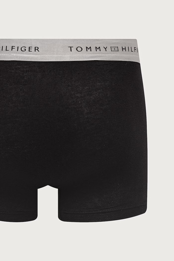 Uske bokserice za muškarce od pamuka s elastanom 3-pack Tommy Hilfiger crna UM0UM03964