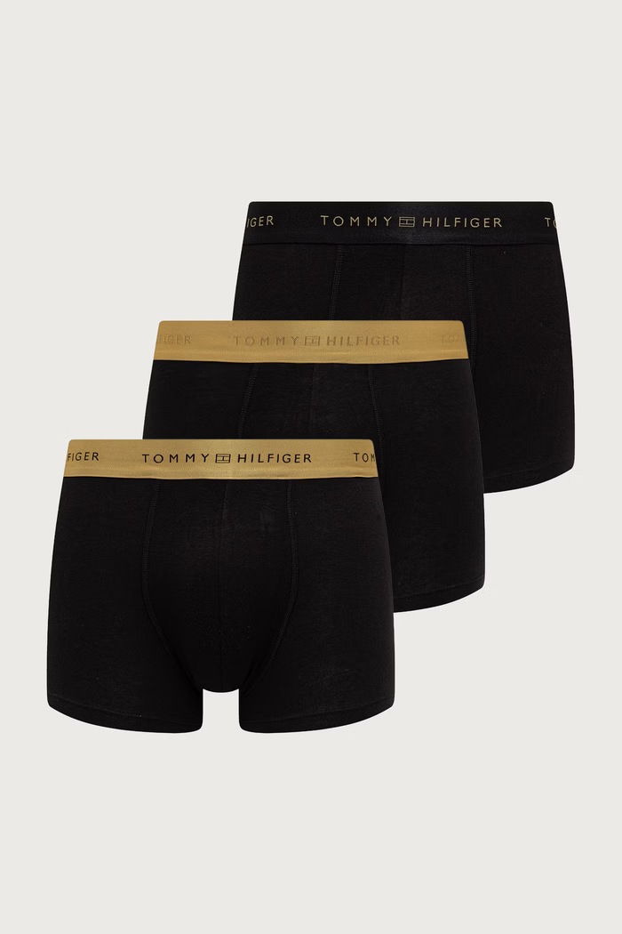 Tommy Hilfiger Uske bokserice za muškarce od pamuka s elastanom 3-pack crna UM0UM03964