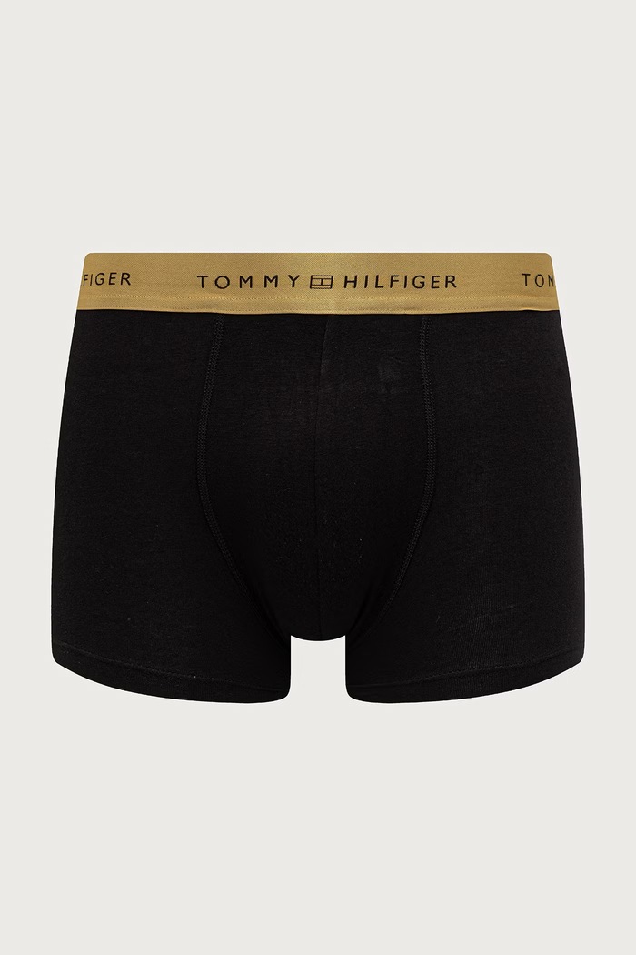 Tommy Hilfiger Uske bokserice za muškarce od pamuka s elastanom 3-pack UM0UM03964 crna AW26