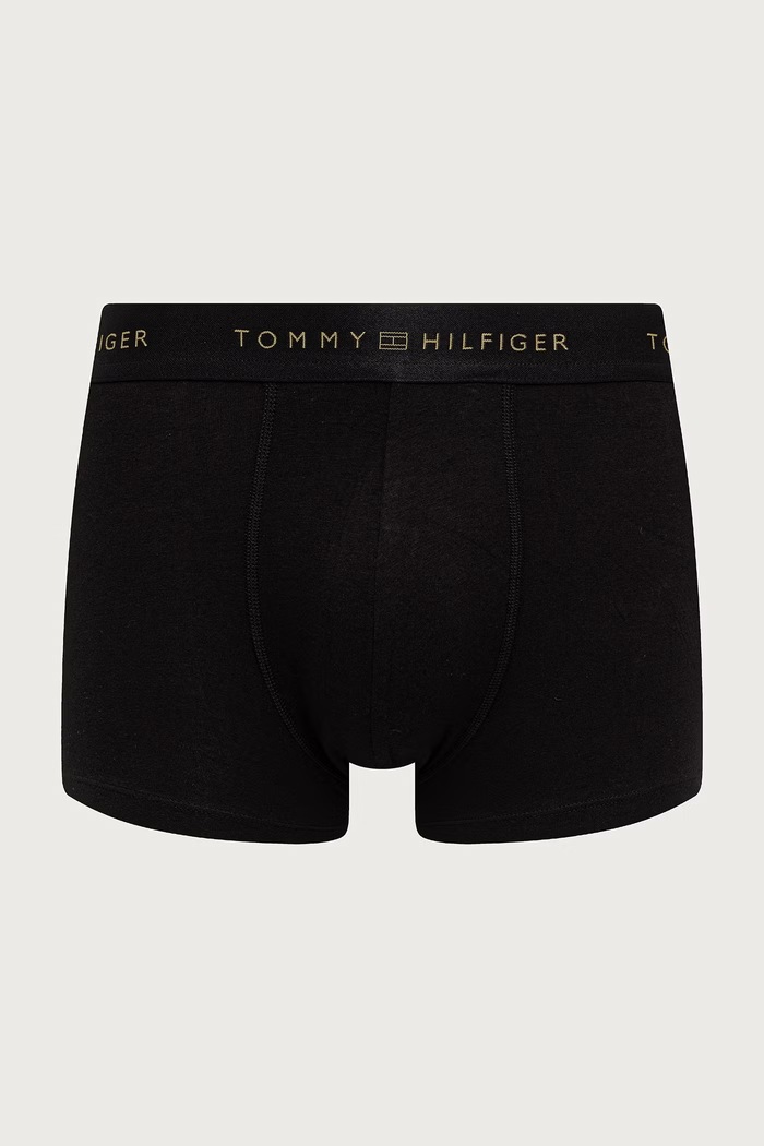 Uske bokserice za muškarce od pamuka s elastanom 3-pack Tommy Hilfiger UM0UM03964 crna
