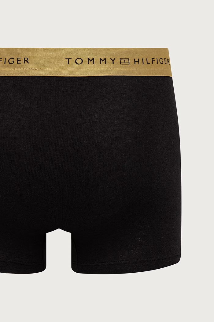 Uske bokserice za muškarce od pamuka s elastanom 3-pack Tommy Hilfiger crna UM0UM03964
