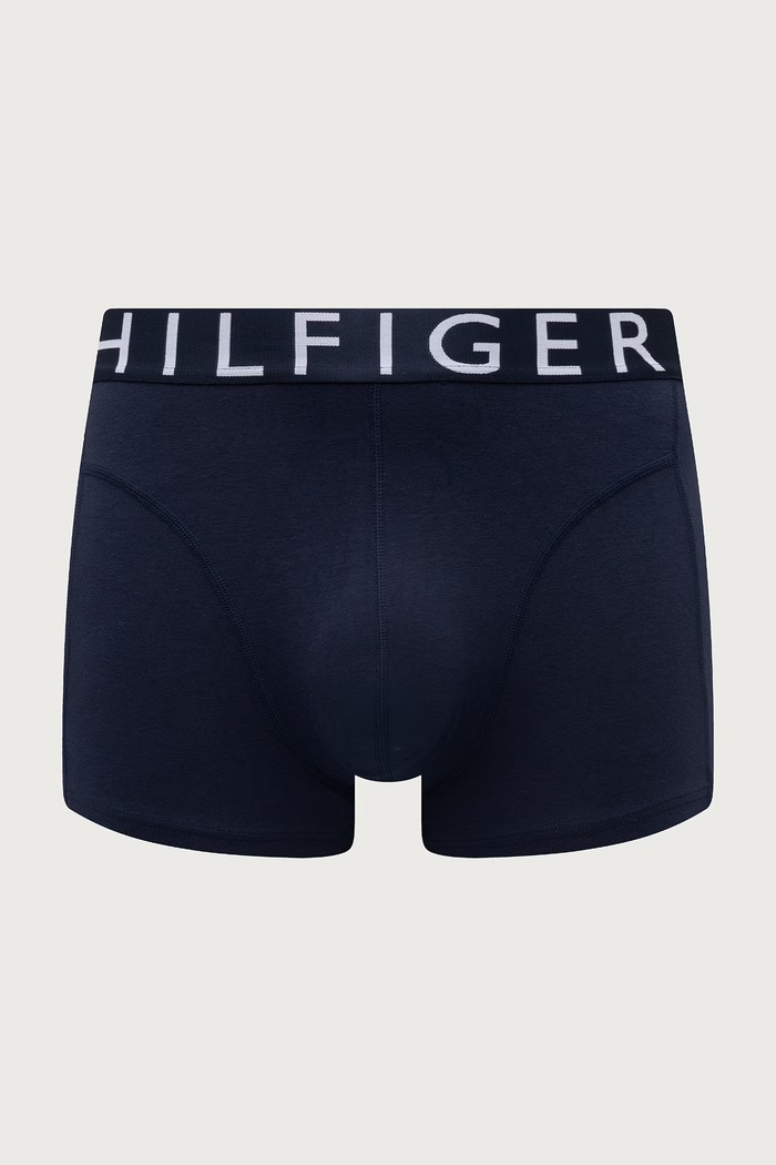 Tommy Hilfiger bokserki dopasowane męskie bawełniane z elastanem 3-pack UM0UM03885 granatowy AW26