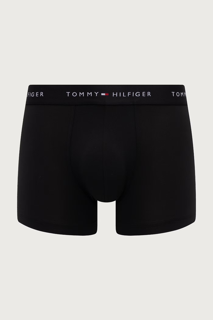 Bokserki dopasowane męskie 3-pack Tommy Hilfiger UM0UM03877 czarny
