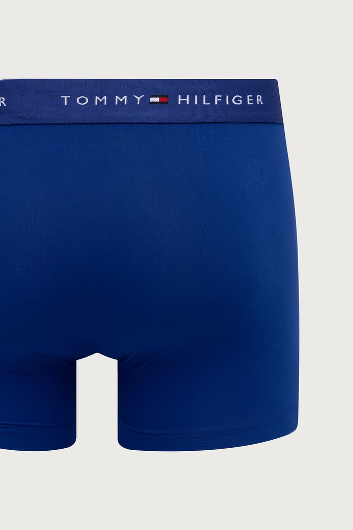 Bokserki dopasowane męskie 3-pack Tommy Hilfiger czarny UM0UM03877