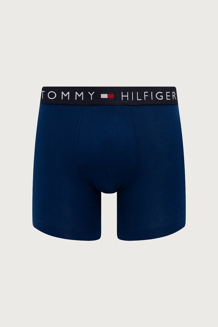 Μποξεράκι ανδρικό βαμβακερό με ελαστάν 3-pack Tommy Hilfiger UM0UM03764 σκούρο μπλε