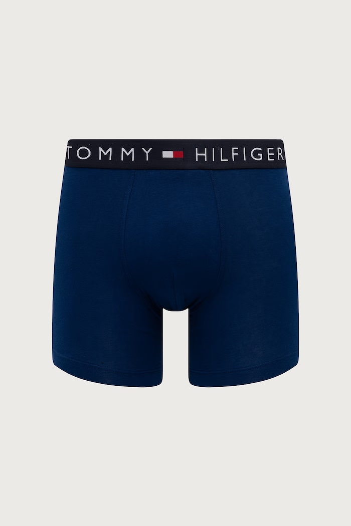 Μποξεράκι ανδρικό βαμβακερό με ελαστάν 3-pack Tommy Hilfiger UM0UM03764 σκούρο μπλε