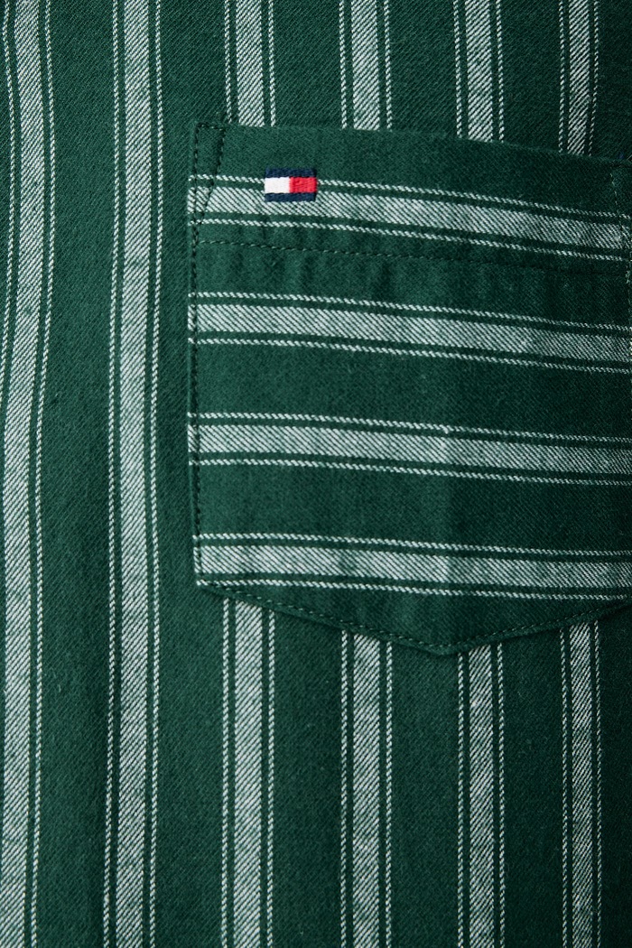 Pyžamo pánske bavlnené Tommy Hilfiger zelená UM0UM04066