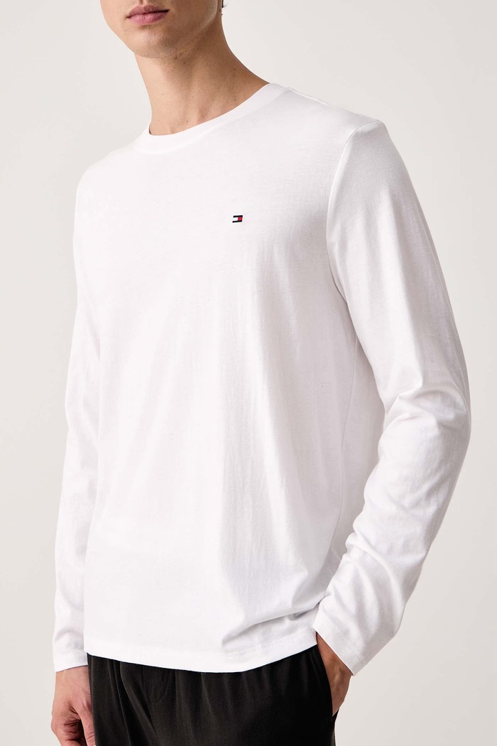 Dvojdielne pyžamo pánske bavlnené Tommy Hilfiger biela UM0UM04047