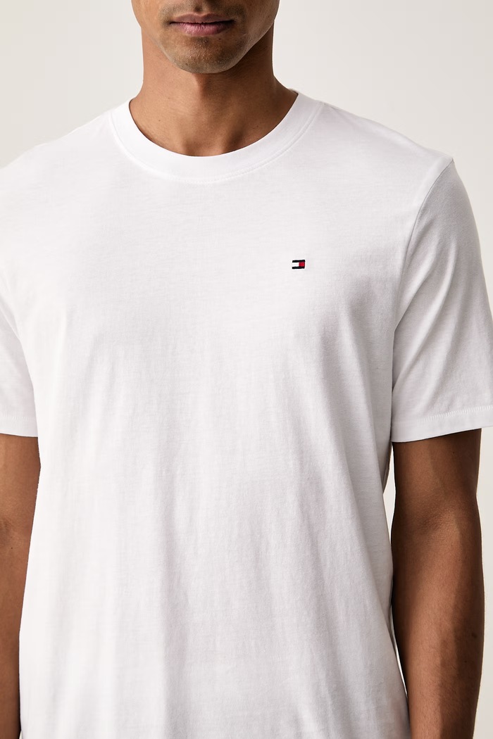 Oblečenie Tommy Hilfiger Dvojdielne pyžamo pánske bavlnené UM0UM03997 biela