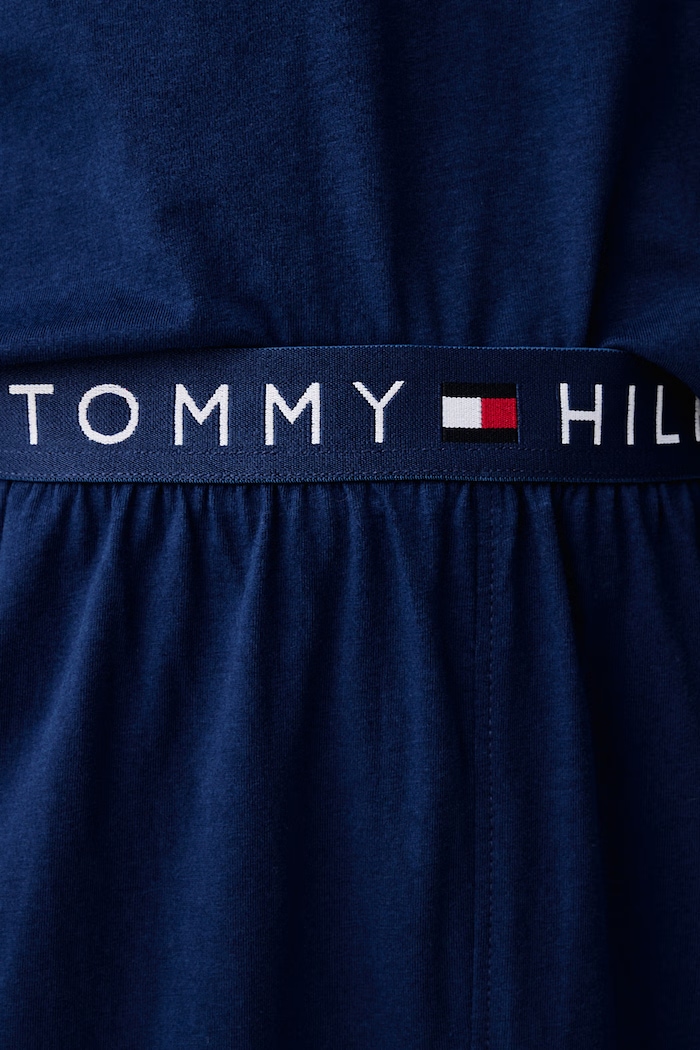 Spodnie piżamowe męskie bawełniane Tommy Hilfiger UM0UM04015 niebieski