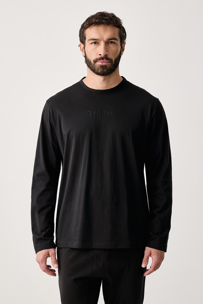 Дрехи Calvin Klein Underwear Пижама от две части мъжка от памук LV00NM3079 черен