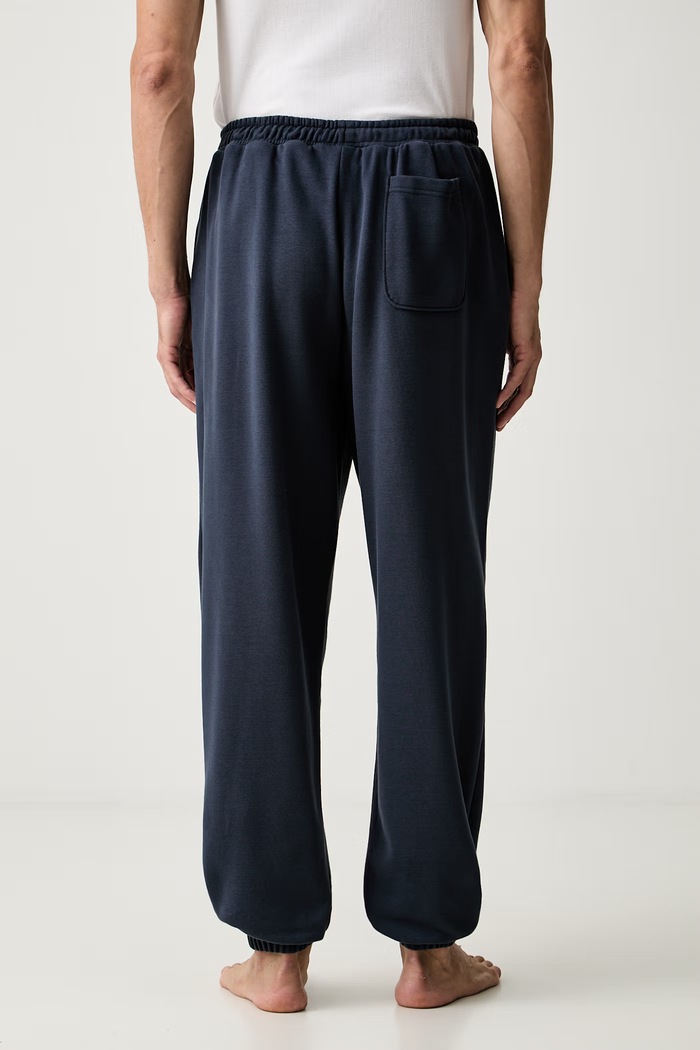 Odzież Calvin Klein Underwear spodnie piżamowe męskie z bawełną LV00NM3037 niebieski