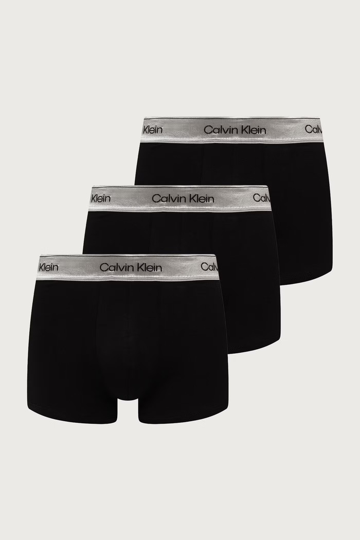 Calvin Klein Underwear Εφαρμοστά μποξεράκια ανδρικά με βαμβάκι 3-pack μαύρο LV00NB4730