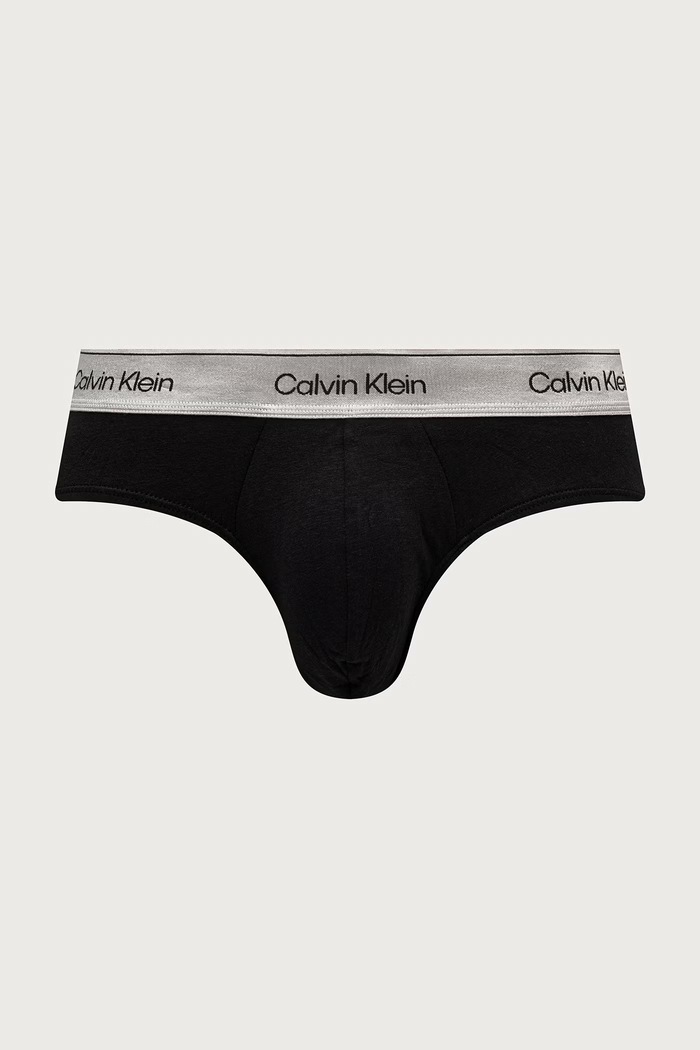 Calvin Klein Underwear Slipy męskie bawełniane z elastanem 3-pack LV00NB4729 czarny AW26