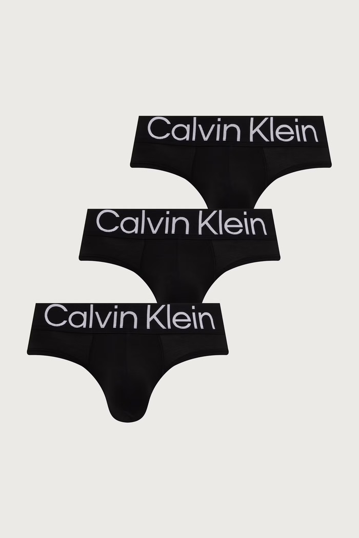 Calvin Klein Underwear slip gaće za muškarce s lyocellom 3-pack crna LV00NB4649