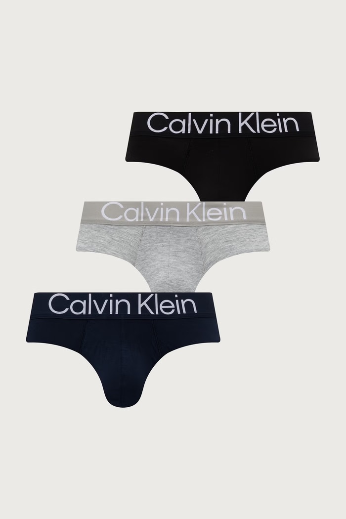 Calvin Klein Underwear Slipy męskie z lyocellem 3-pack czarny LV00NB4649