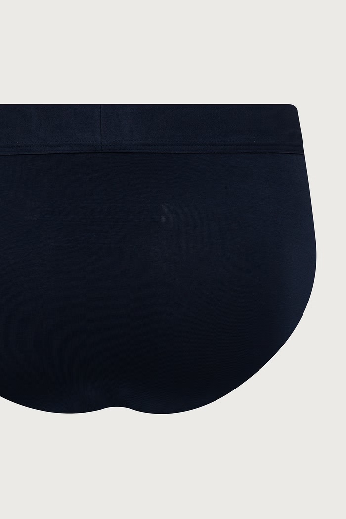 Slipy męskie z lyocellem 3-pack Calvin Klein Underwear czarny LV00NB4649