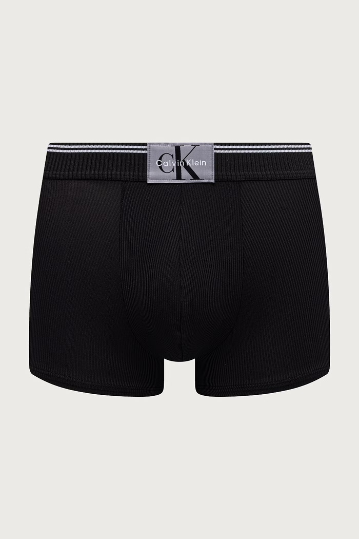 Calvin Klein Underwear Прилепнали боксерки мъжки черен LV00NB4611